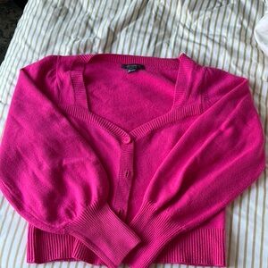 Women's Pink Cardigan Sweater
